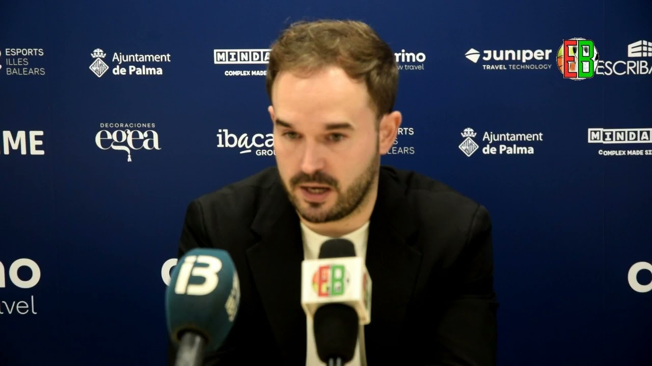 Declaraciones de Alberto Antuña entrenador del Azul Marino Mallorca Palma