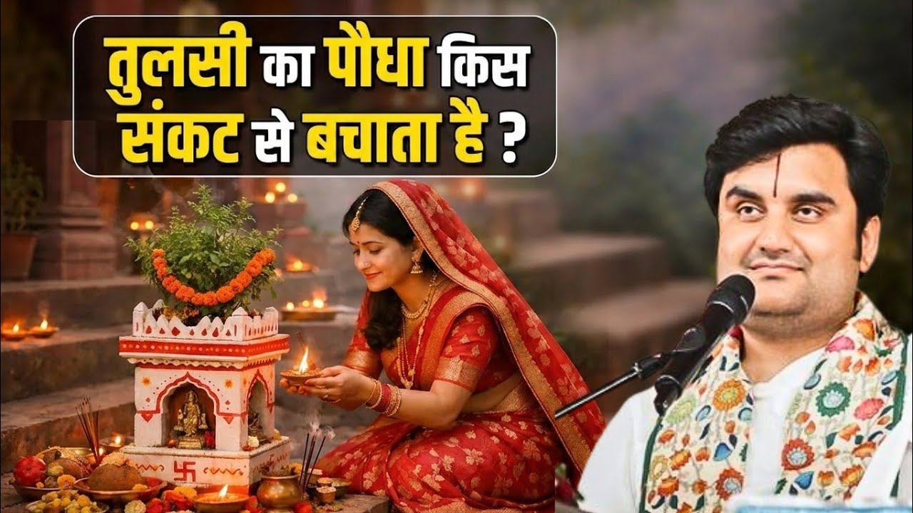तुलसी का पौधा: घर की सुख-समृद्धि का गुप्त रहस्य जाने इस भागवत कथा में 