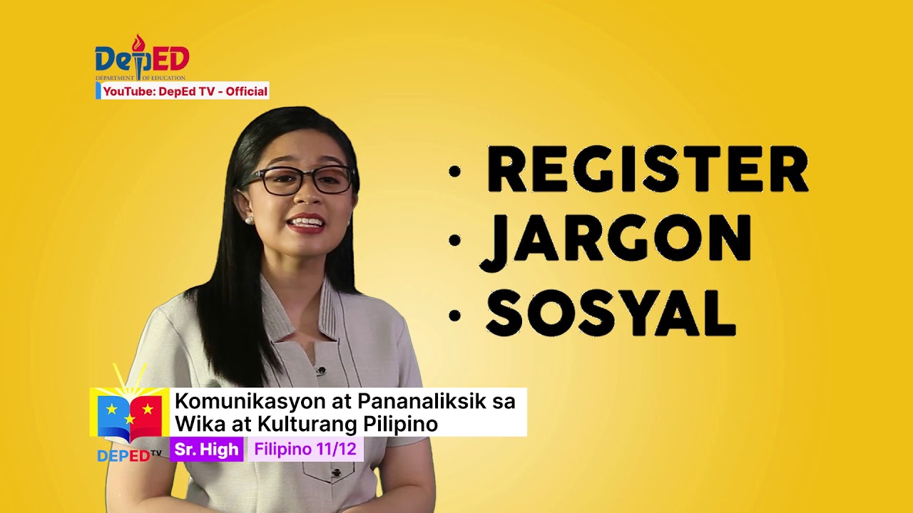 SHS FIlipino Q1 Ep 5 Barayti ng Wika