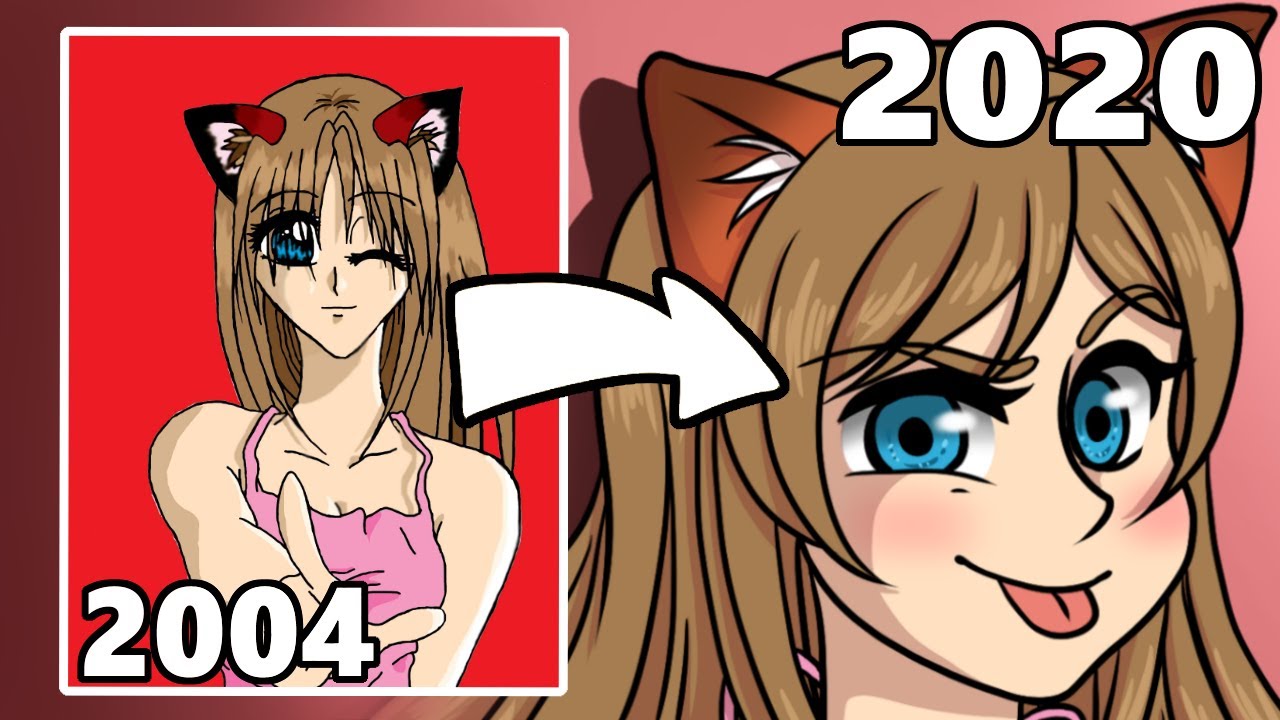 Redrawing Cringy Old Art!! 15 YEARS of progress!