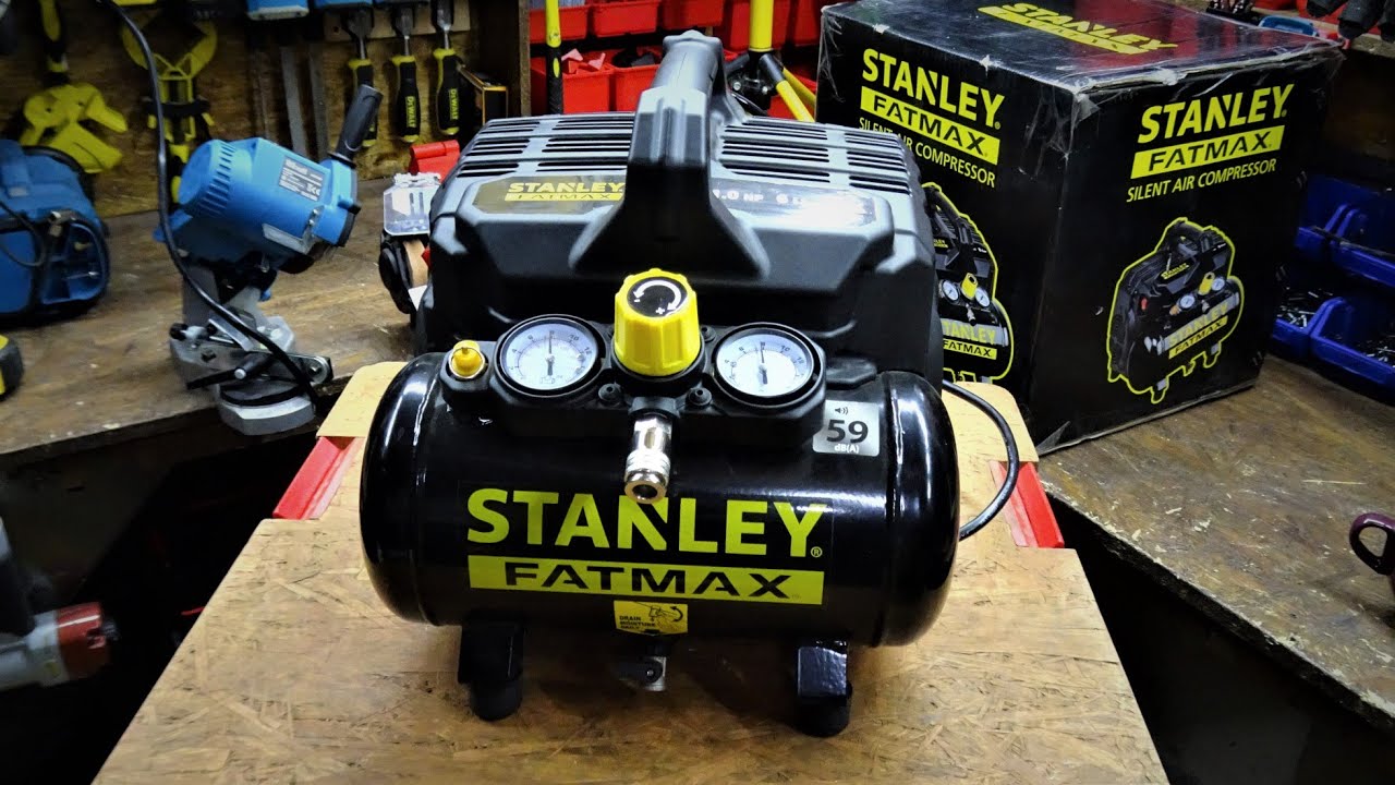 Stanley FatMax - kompresor bezolejowy 6l 8bar
