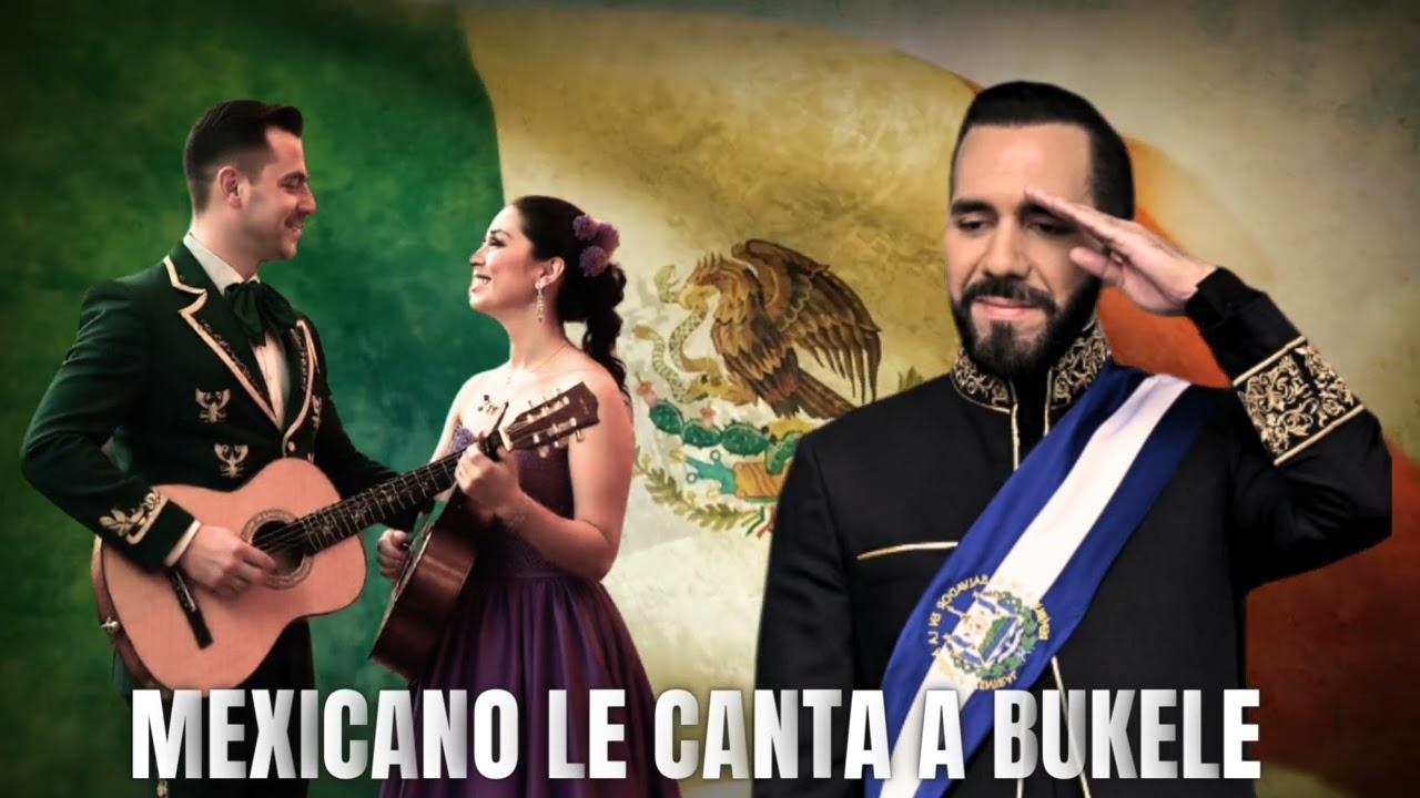 Mexicano le dedica una canción a Nayib Bukele modo súplica en Mariachi 🇲🇽