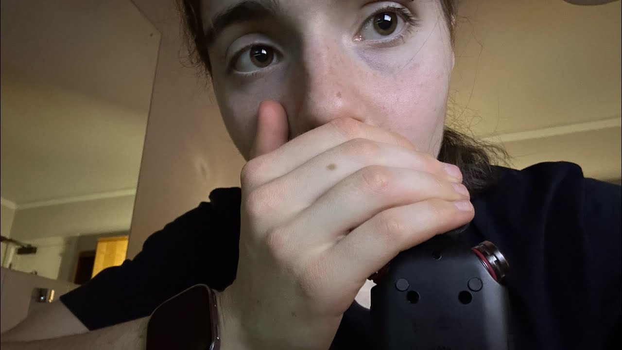 ASMR | deep breathing and ear blowing to relaxxxx