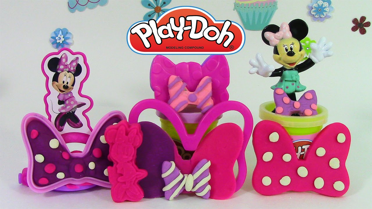 Pâte à modeler Minnie Mouse La Fabrique de Rubans Minnie Play doh