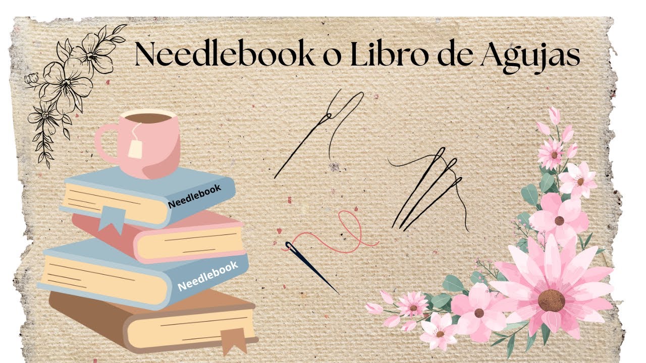 Flosstube 55  Un Libro de Agujas o Needlebook en Punto de Cruz