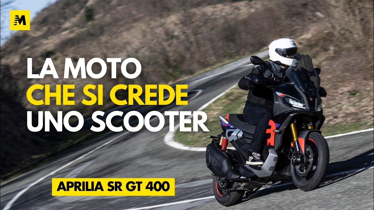 Aprilia SR GT 400, lo scooter dei motociclisti!