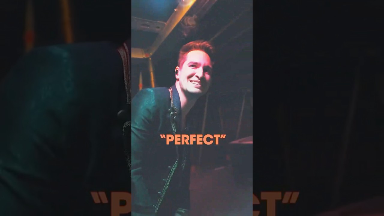 Brendon Urie&rsquo;s Last Time On Stage, As The Lead Singer Of Panic!
