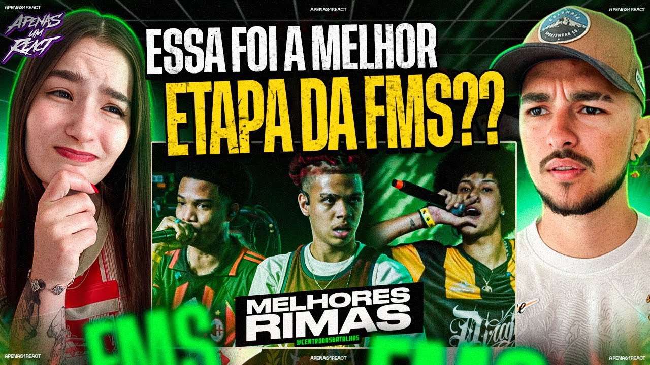 Apenas um react | MELHORES RIMAS FMS - Etapa Rio de Janeiro! | Centro das batalhas