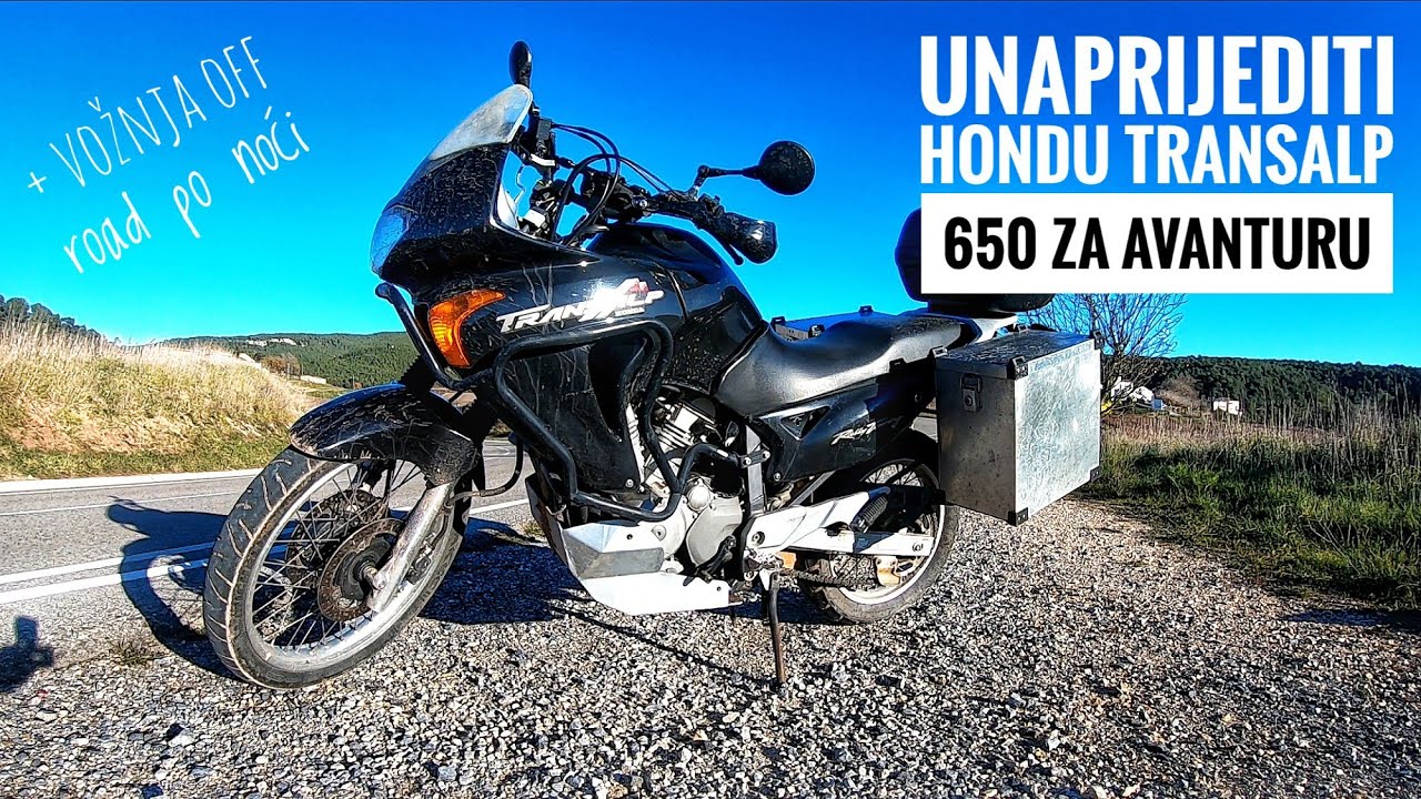 Kako unaprijediti Hondu Transalp 650  za off road