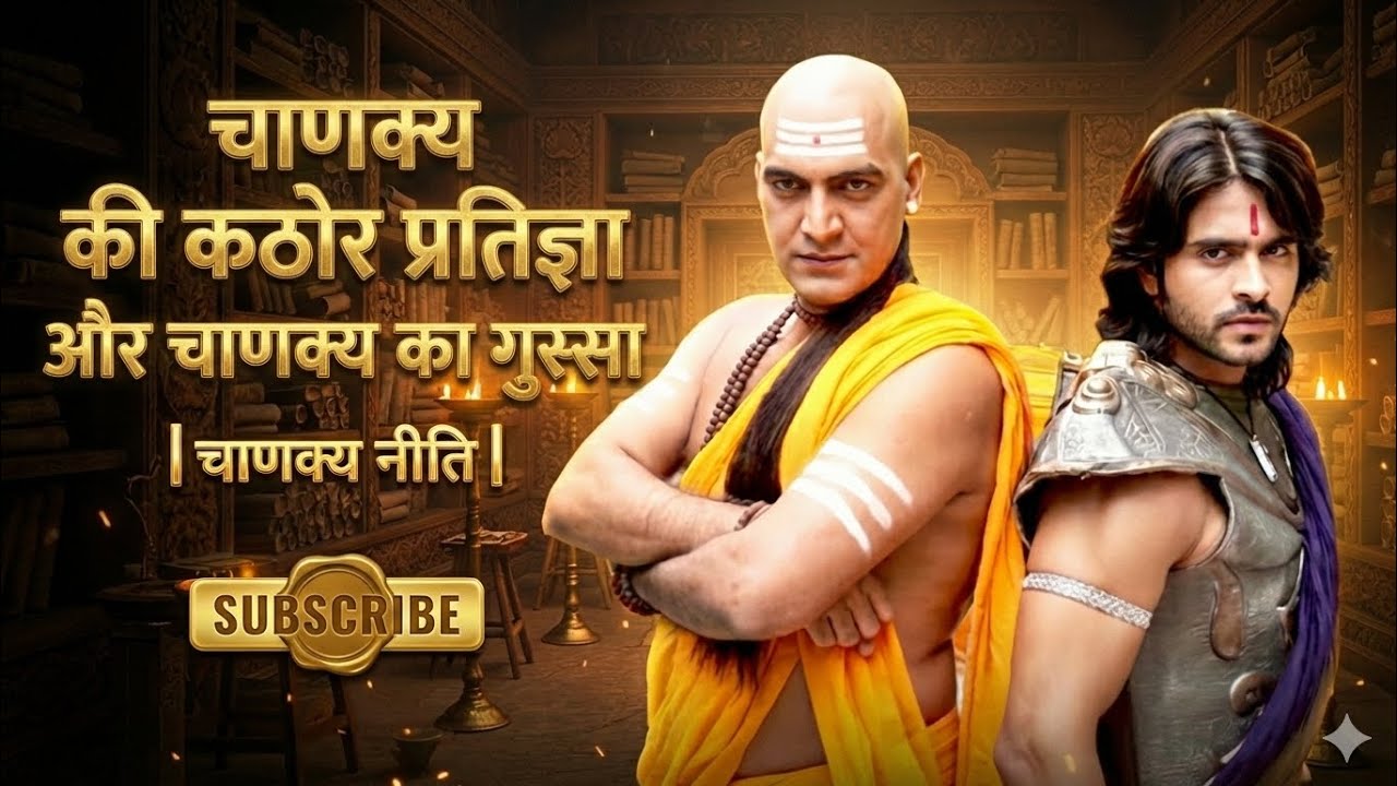चाणक्य की कठोर प्रतिज्ञा और चाणक्य का गुस्सा | चाणक्य नीति | #motivation 