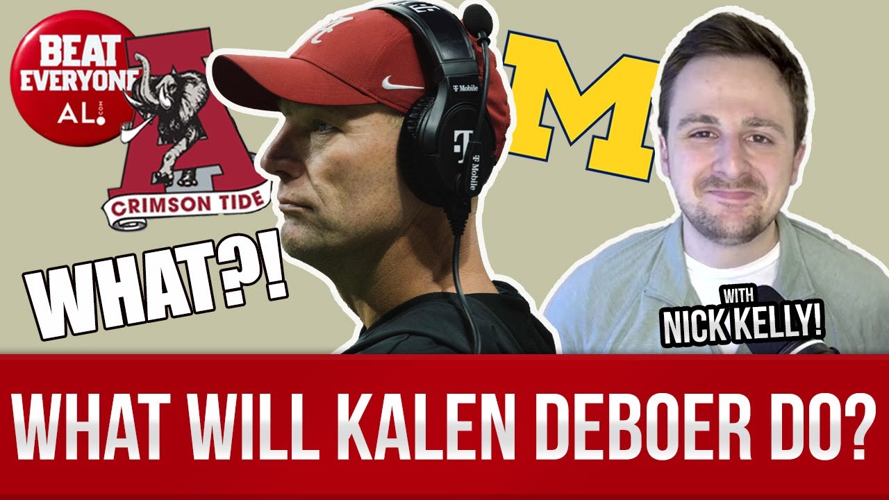Would Kalen DeBoer LEAVE Alabama for Michigan?! 😮 Does Bama even DESERVE playoff spot? 😔