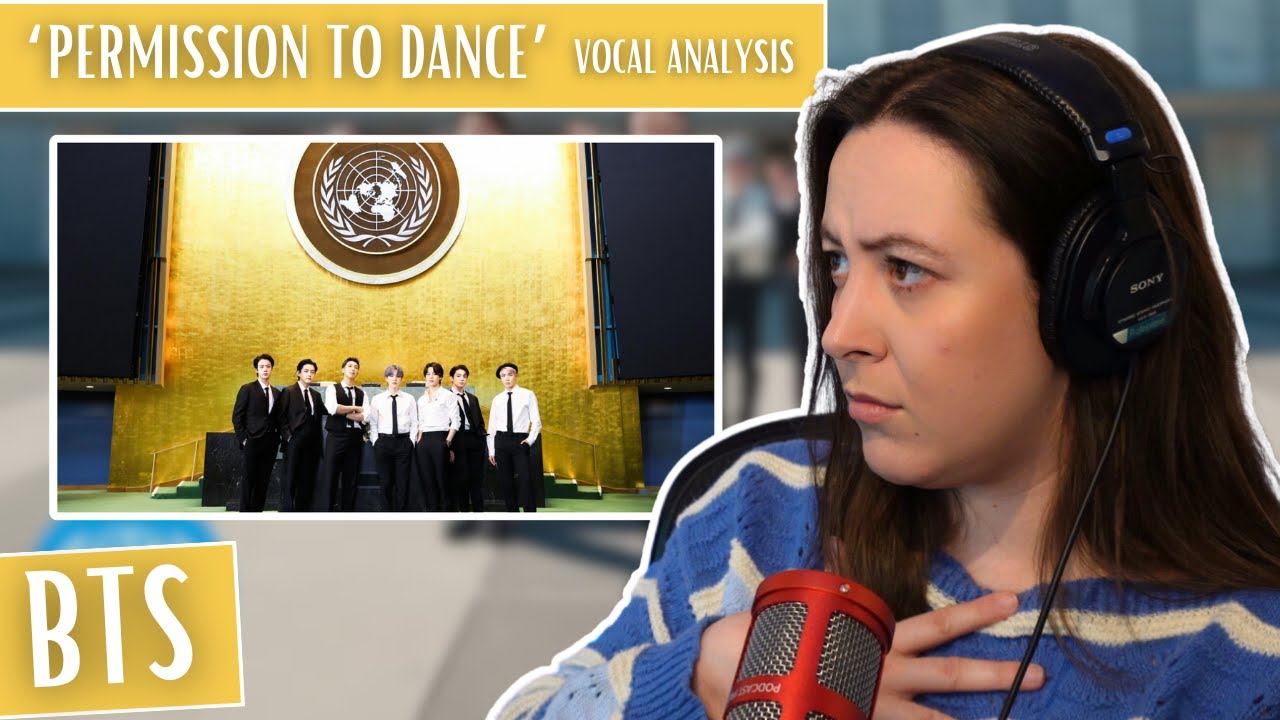 First Time Watching BTS - Permission To Dance (United Nations) | Vocal Coach Reaction (& Analysis)