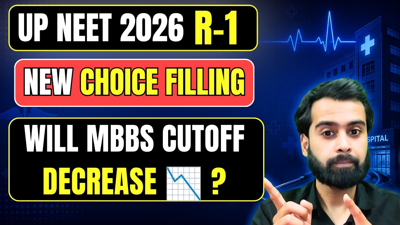 UP NEET 2026 R-1 New Choice Filling | Private MBBS Expected Cutoff Trend