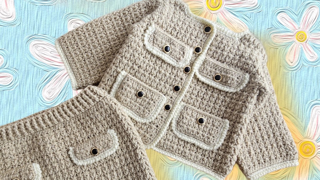 BU MODELİ HER BEDENE GÖRE YAPACAKSIN.ERKEK KIZ MODEL.HOW TO MAKE CARDİGAN WIHT CROCHET SWEATER.KNİT