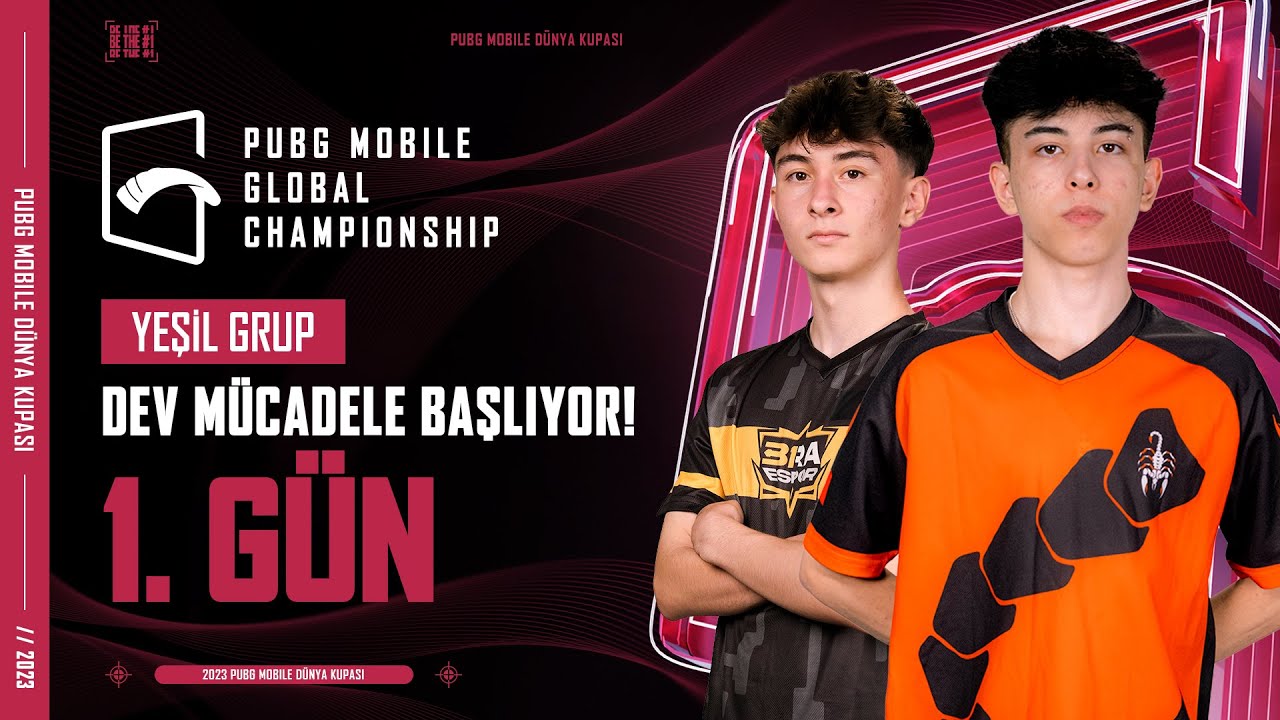 [TR] 2023 PMGC League | Yeşil Grup 1. GÜN | PUBG MOBILE Global Championship