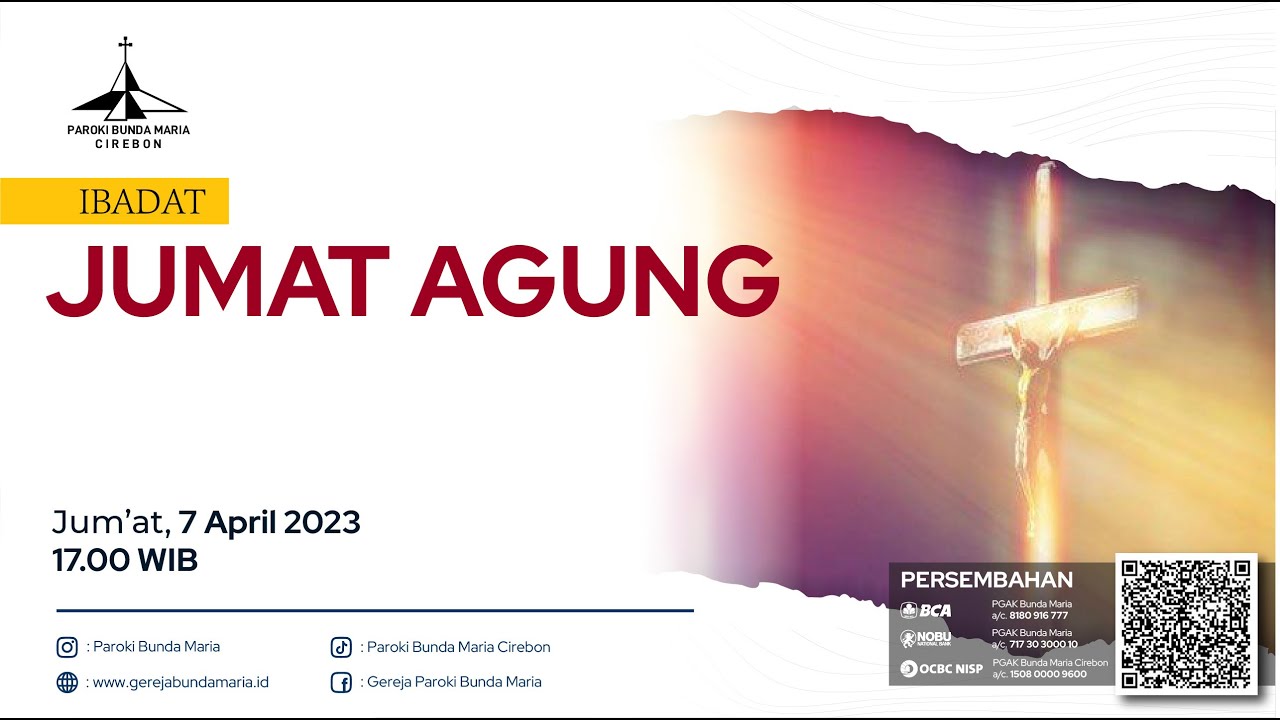 JUMAT AGUNG | PBMC | JUM'AT, 7 APRIL 2023 | 17.00 WIB