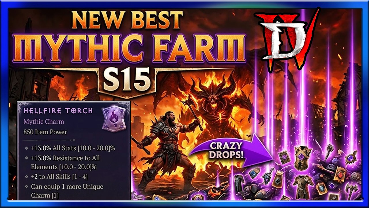Diablo 4: Новый лучший способ фарма мификов и гайд на Hellfire Torch &mdash; Секретный Uber Tristram, 1...