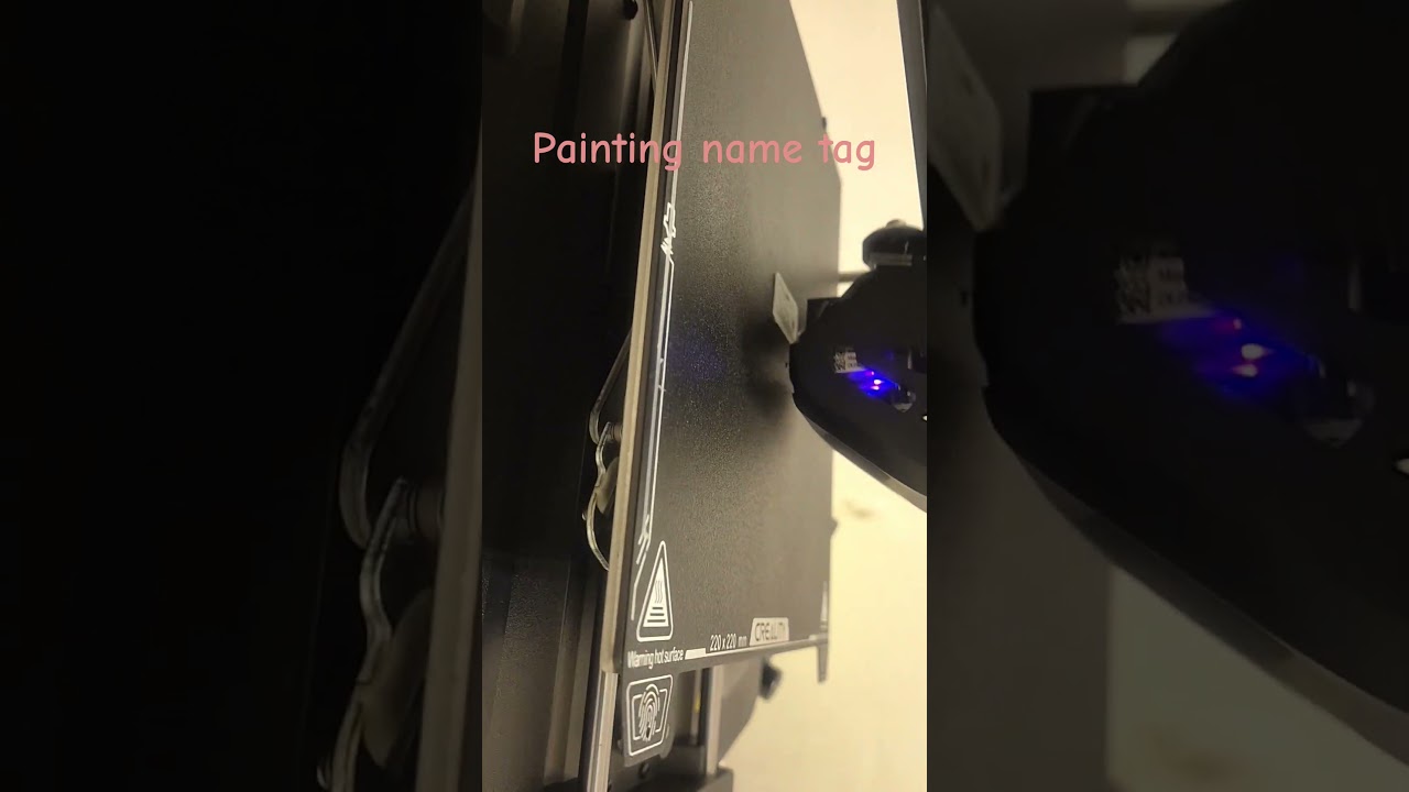Name tag #3dprinting #diy #3dprinterupgradeg