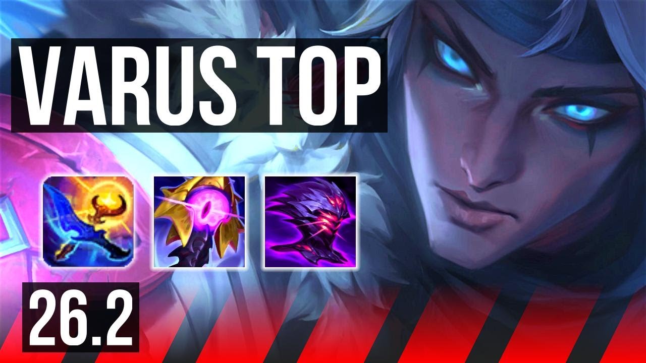 VARUS vs MALPHITE (TOP) | 89K damage | EUW Diamond | 26.2