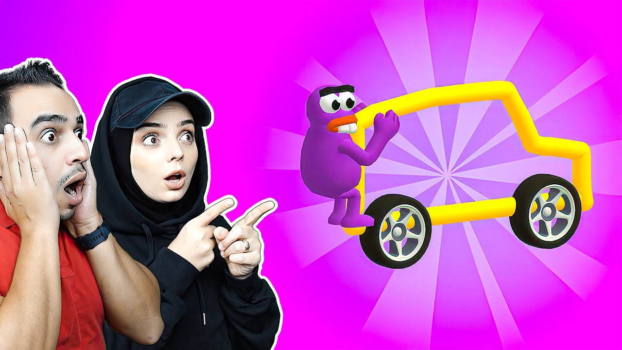 MOR CANAVAR İÇİN EN KOMİK ARABAYI YAPTIK! 😂🚗