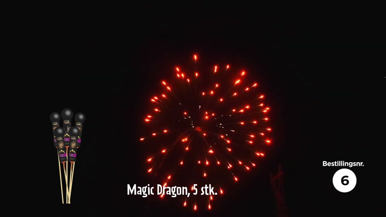 Magic Dragon raketter, 5 stk. | jem & fix