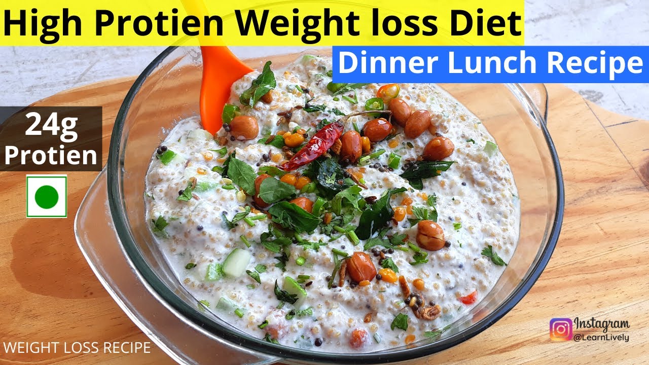 High Protien Dinner Recipes For Weightloss | Quinoa recipes for weight loss | Weight loss Recipes