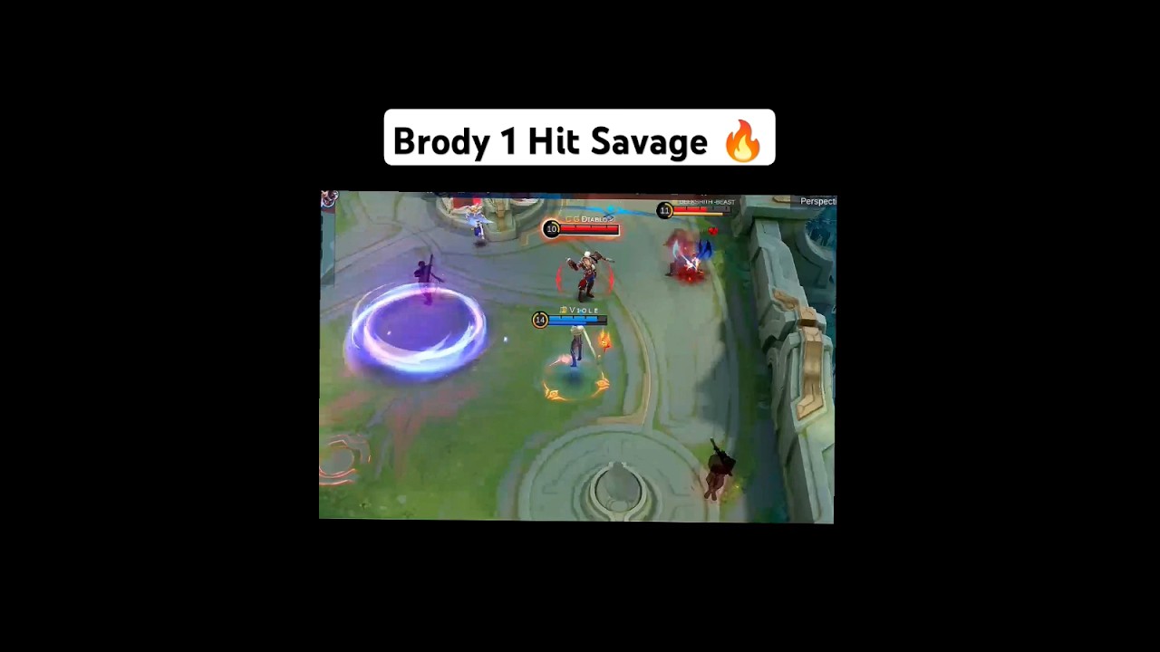 Brody savage moment #mlbb #shortsfeed #shortsvideo #shorts
