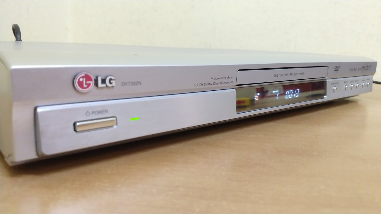 Funcionamento CD DVD player LG DV7352N