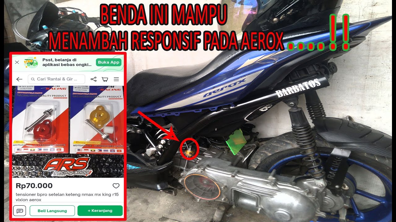 cara pasang tensioner manual aerox155 