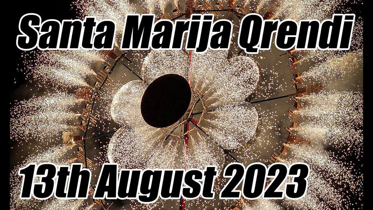 Santa Marija Qrendi | Malta / 13th August 2023 / music synchronized show on the rooftop