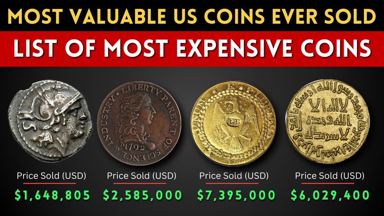 List of Most Expensive Coins Ever Sold &mdash; Timeline Trek 50