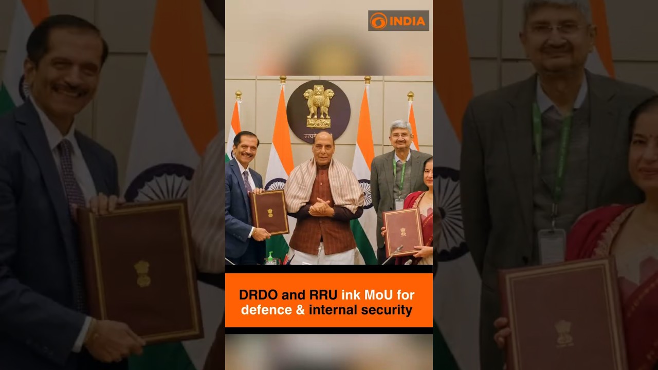 DRDO, RRU ink MoU for defence & internal security