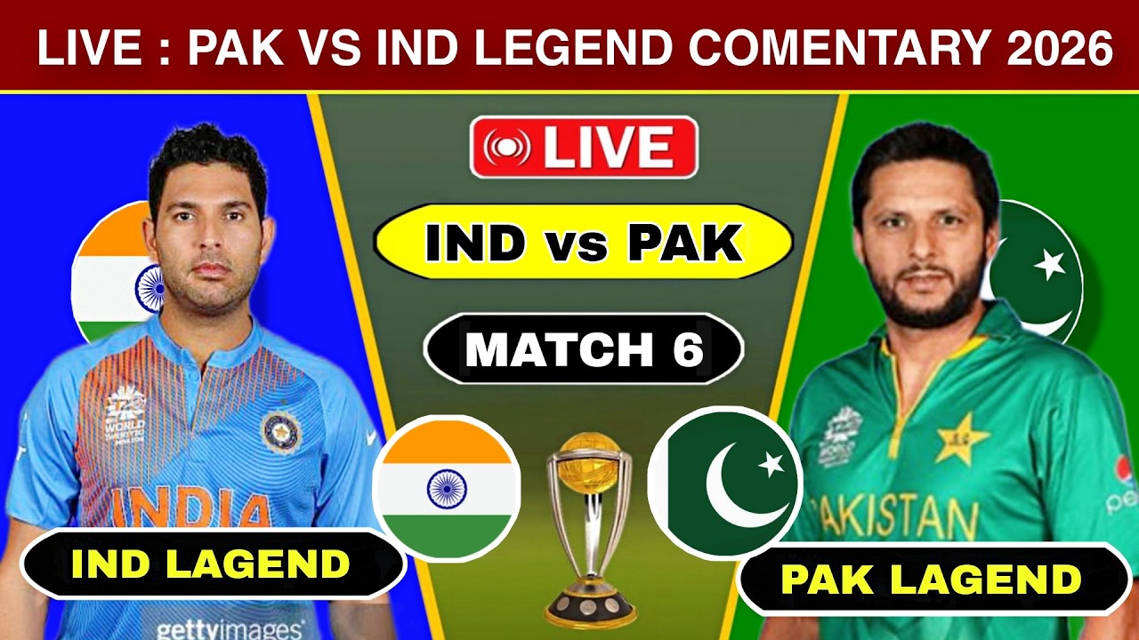 🔴 Live : Pakistan vs India Asian Legend 6th T20 2026 | Pak vs Ind Today Live Match | Score Comentary