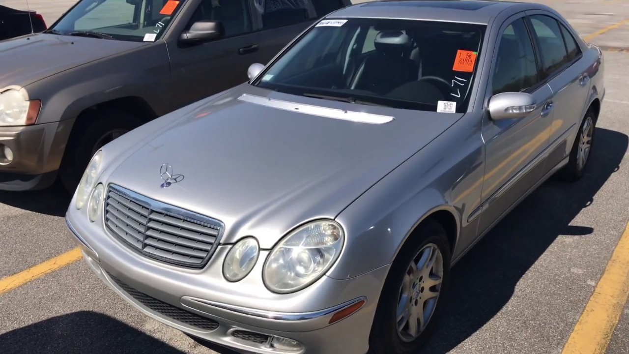 Mercedes Benz e320 2004 года выпуска, тест-драйв, аукцион, большой пробег, W211