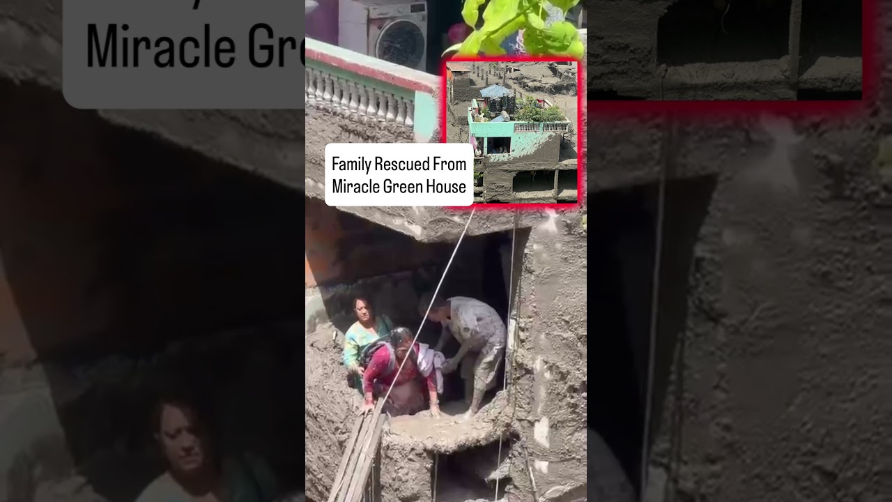 Nepal Flood | Watch How Family Was Rescued From This 'Miracle Green House'!