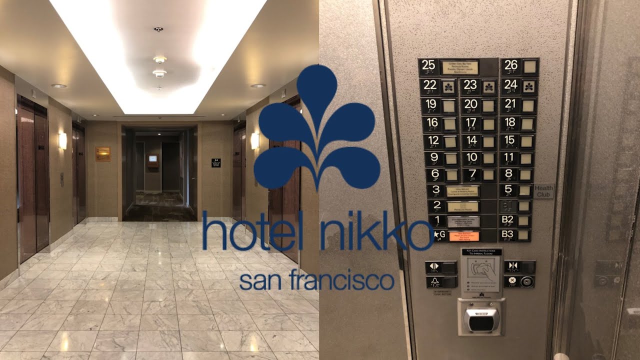 Awesome Mitsubishi Traction Elevators - Hotel Nikko - San Francisco, CA