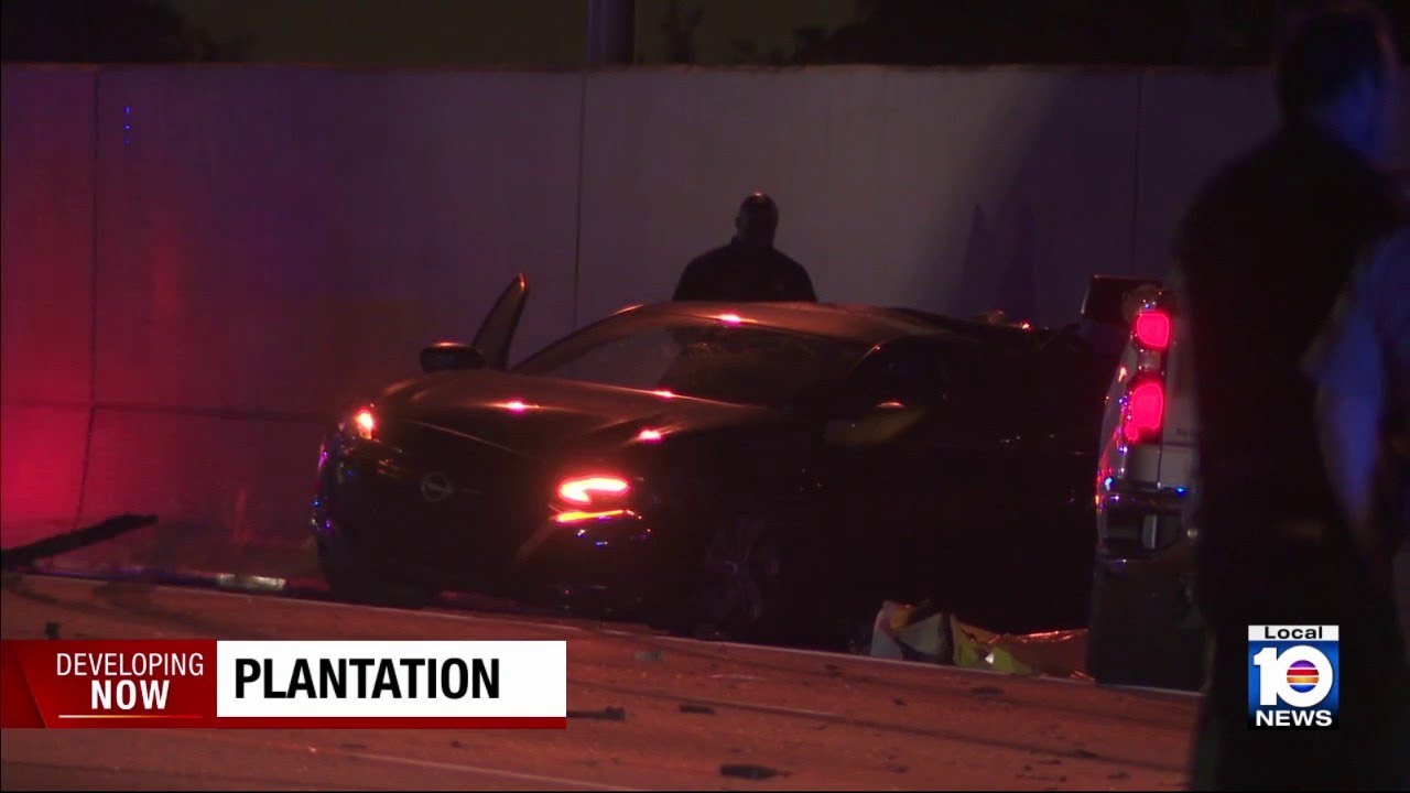 Crash shuts down Florida Turnpike near Sunrise Boulevard in Broward County