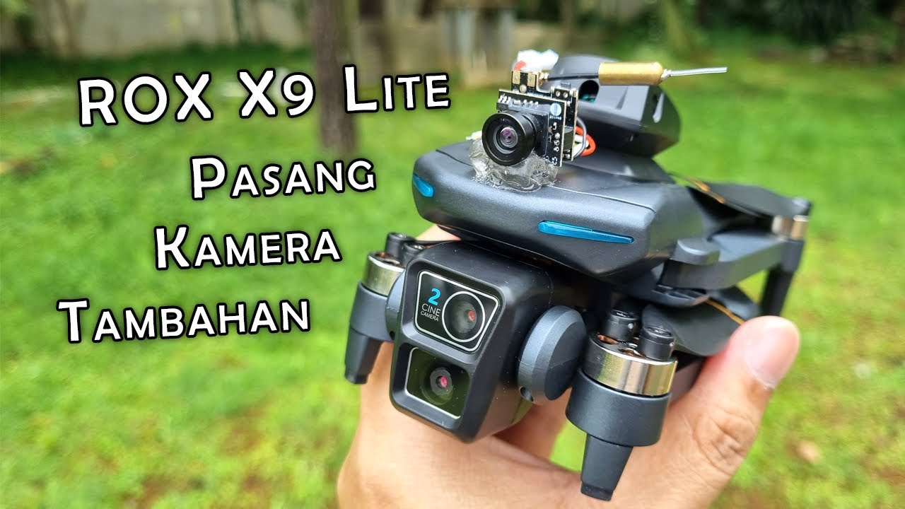 Drone Murah Bagus Anti Kabur Tutorial Modif Kamera ROX X9 Lite Series 👍