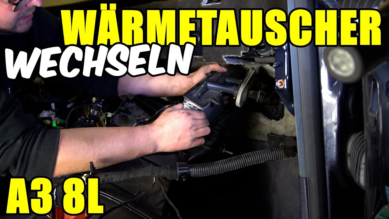 AUDI A3 8L WÄRMETAUSCHER WECHSELN / AUSBAUEN TUTORIAL / ANLEITUNG