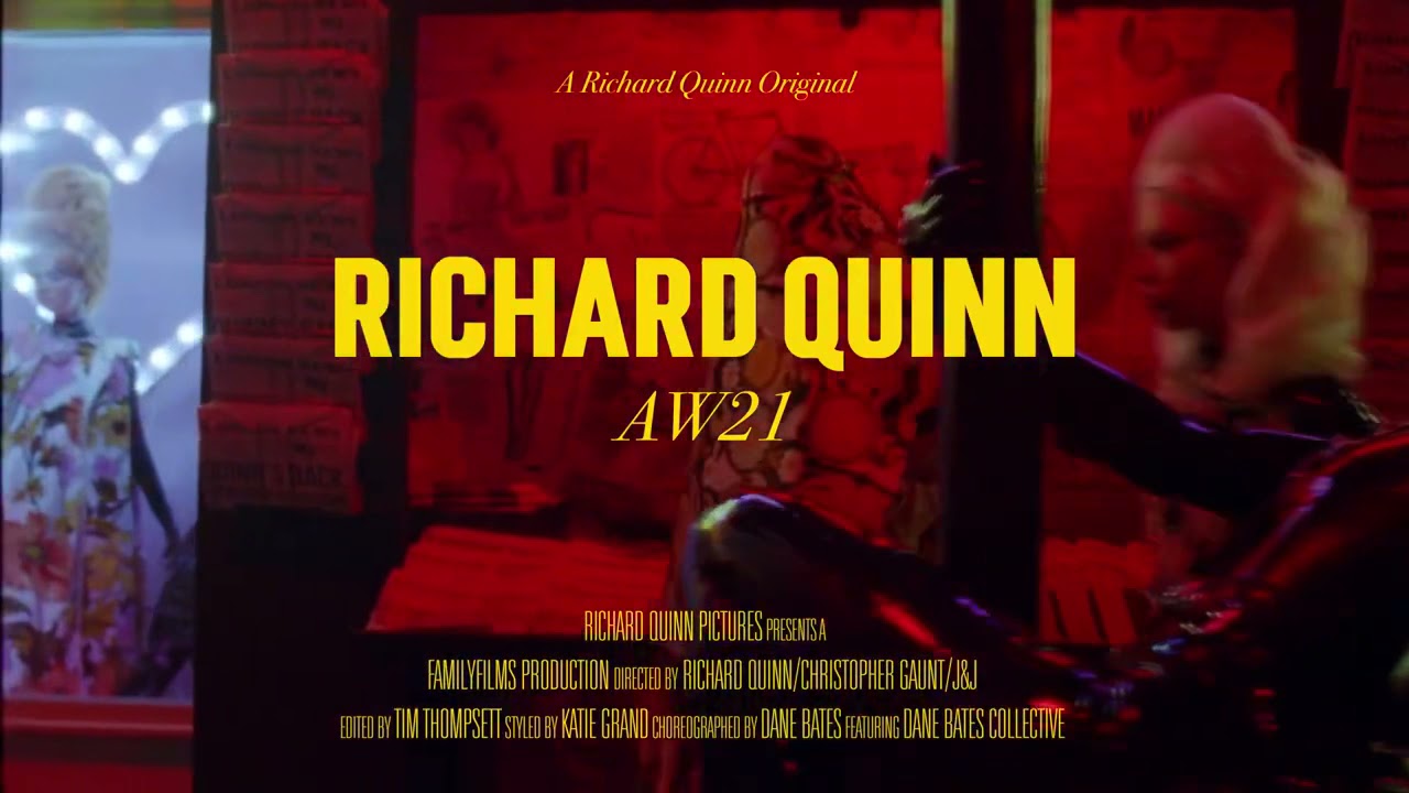Richard Quinn AW21 fashion film