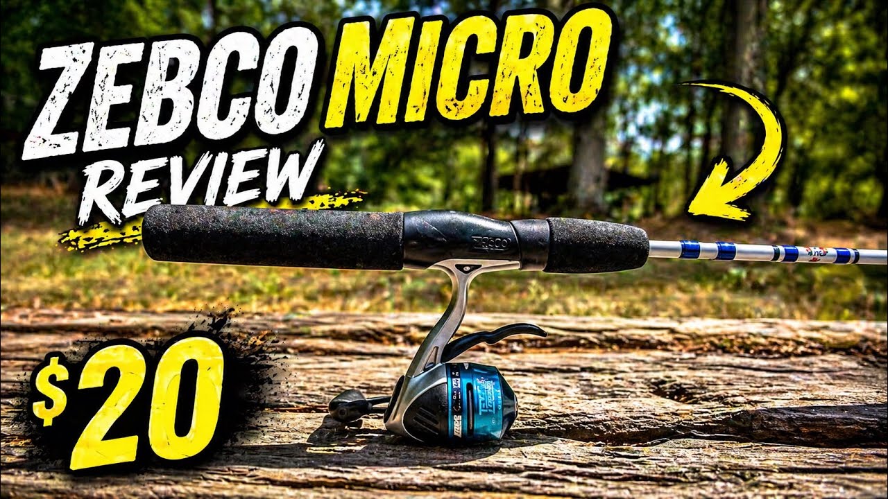 Zebco Fishing Rod And Reel Combo Review $20