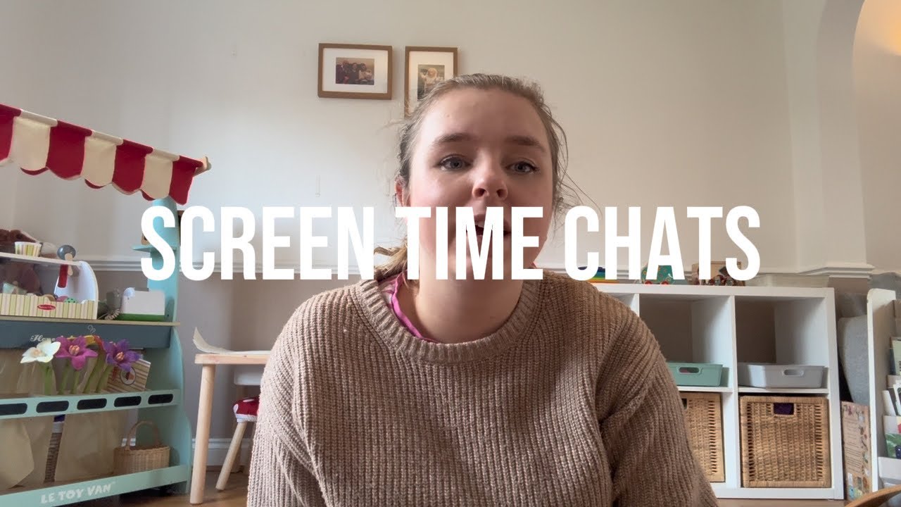 Screen time chats - why I think government guidance for parents is a good idea…
