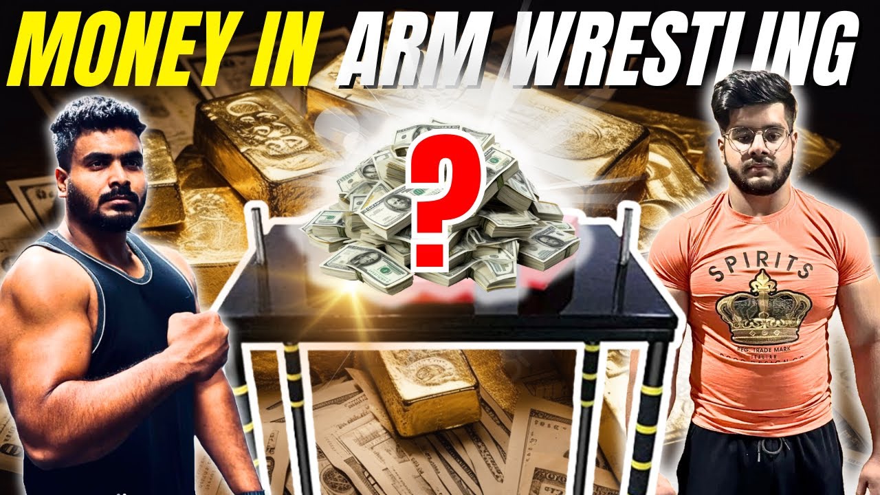 THIS IS WHAT YOU EARN FROM ARM WRESTLING !!