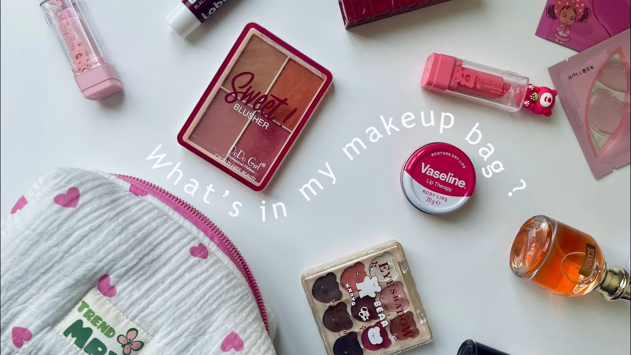 What’s in My Cute Makeup Bag? 💖 | Aesthetic Girl Essentials You’ll Love!