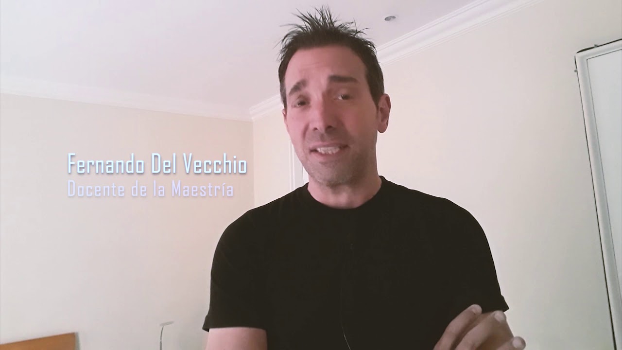 Fernando  Del Vecchio Docente de la Maestría en Diseño