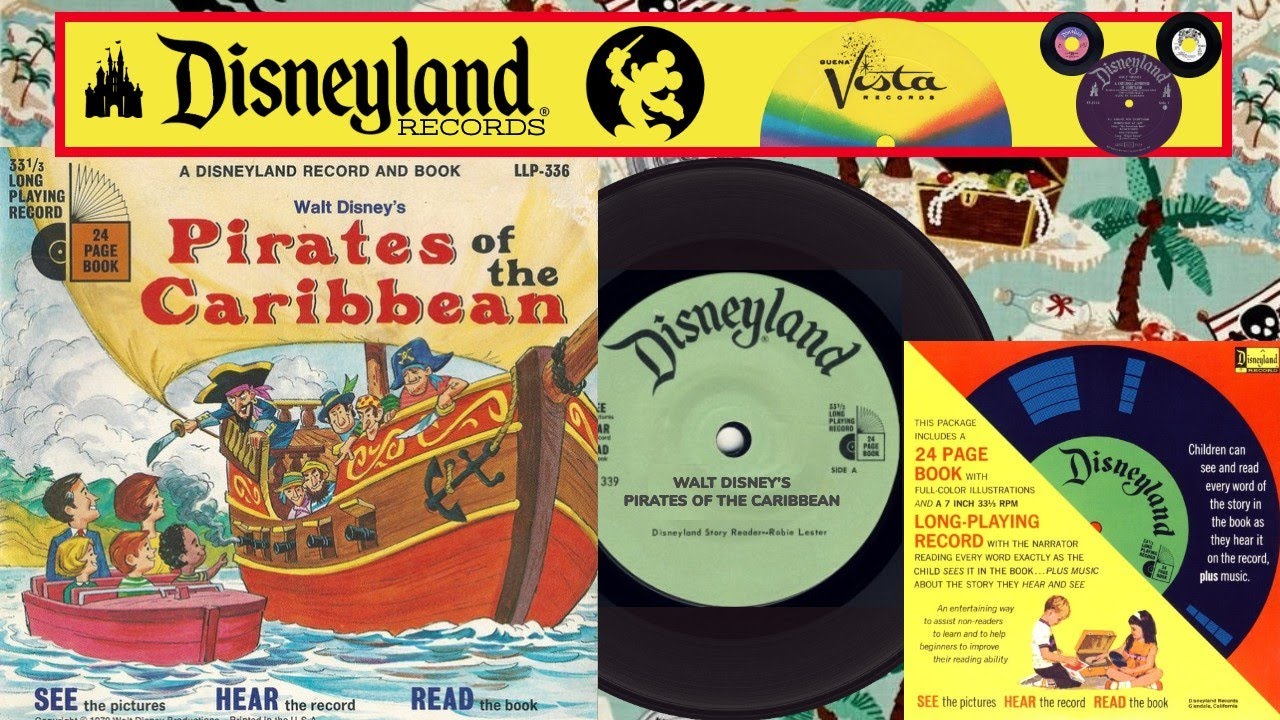 PIRATES OF THE CARIBBEAN  See Hear & Read Storyteller LP Record
