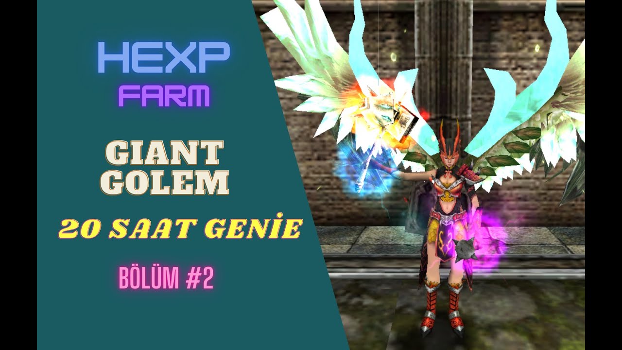 MUHTEŞEM SLOT #2 GİANT GOLEM 80 LEVEL 20 SAAT GÜNCEL 2024 FARM 16 SMİTE HAMMER #knightonline  #ZERO