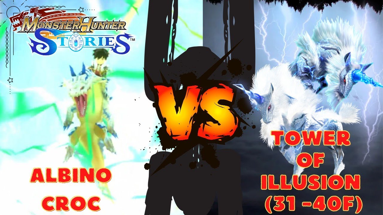 Ivory Lagiacrus VS Tower of Illusion (31 - 40F) - Monster Hunter Stories Android Gameplay