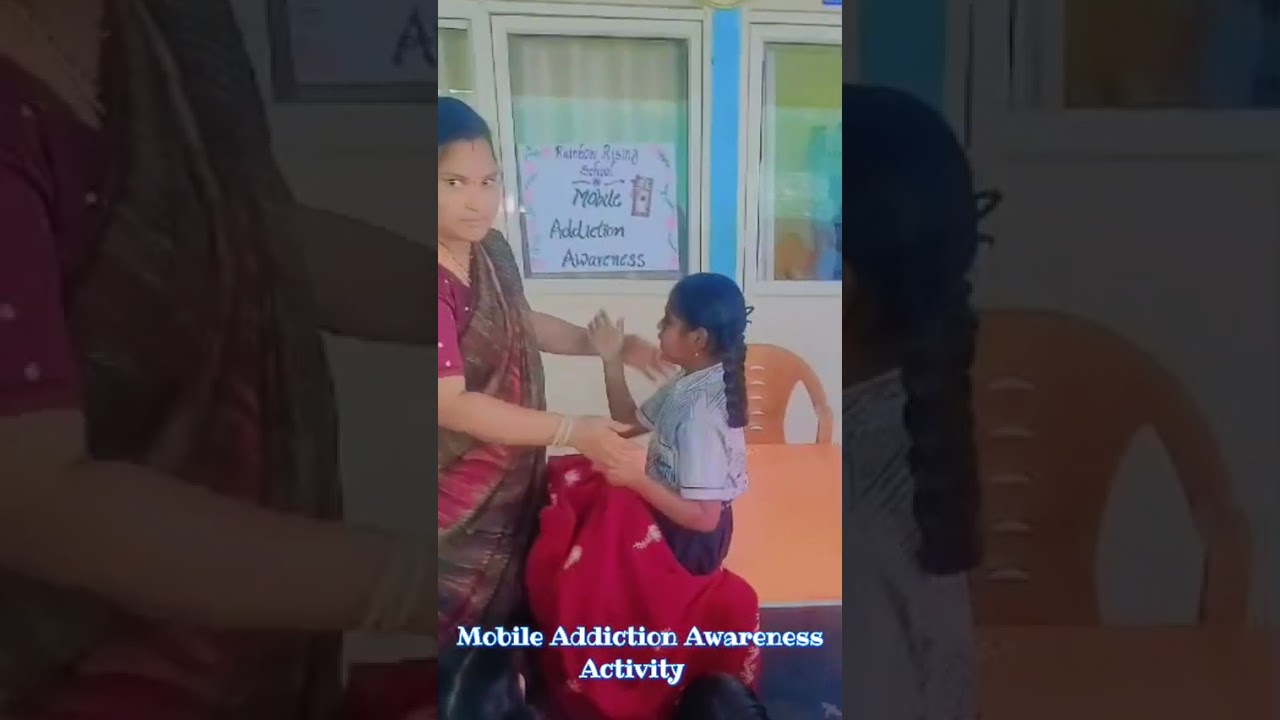 Activity on Mobile 📲 Addiction 😞 in Children at 🏫🎒