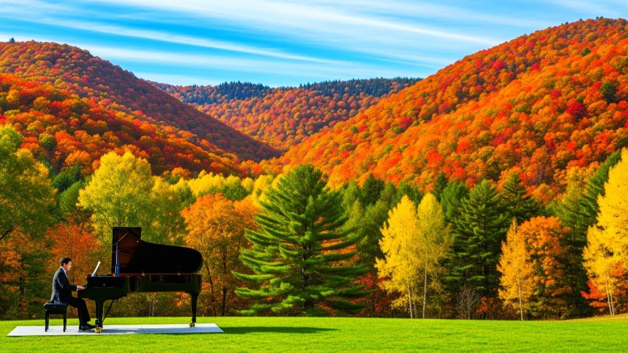 Healing Autumn Forest 🍁 Beautiful Relaxing Music for Nervous System & Stress Relief